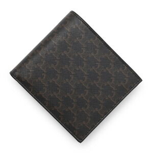 Celine Black Bi fold Wallet Coin Purse